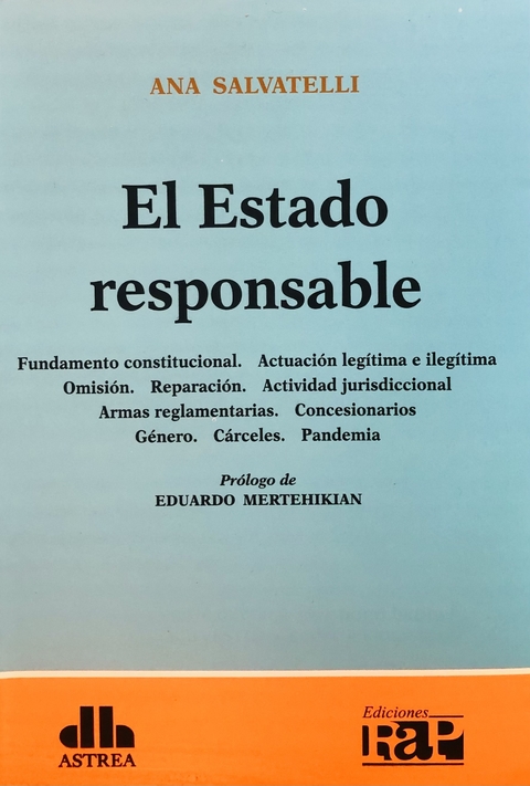 El Estado responsable SALVATELLI, Ana (Autor)