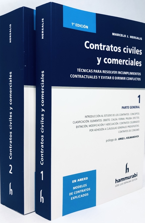 Contratos civiles y comerciales, 2 ts. Hersalis -