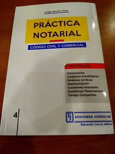Práctica Notarial - Tomo 4 Autor: Herrero Pons, Jorge
