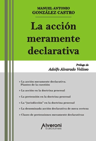 La Acción Meramente Declarativa Autor GONZALEZ CASTRO