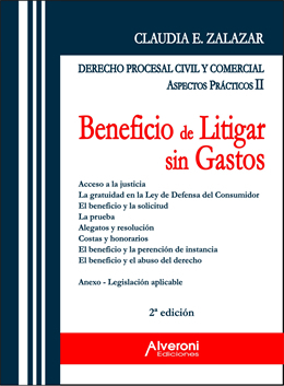 Beneficio De Litigar Sin Gastos Zalazar, Claudia E.