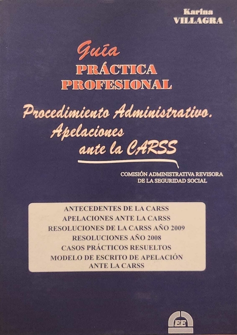 GPP Procedimiento Administrativo. Apelaciones ante la CARSS - comprar online