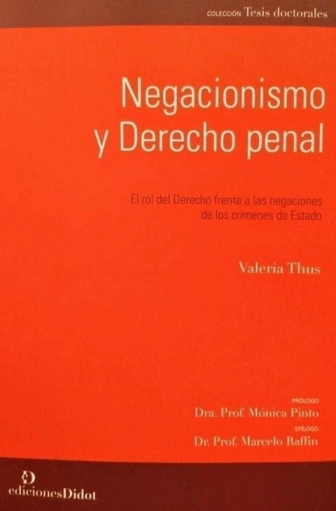 Negacionismo y Derecho penal Valeria Thus