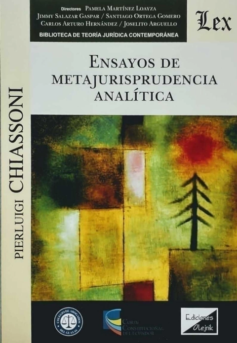 Ensayos de metajurisprudencia analítica Chiassoni, Pierluigi
