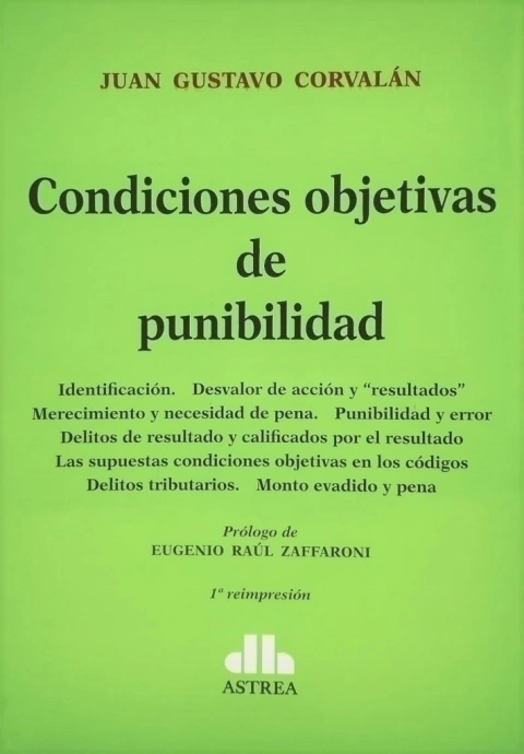 Condiciones Objetivas De Punibilidad - Corvalán