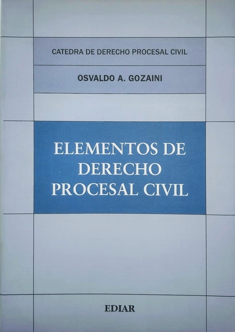 Elementos De Derecho Procesal Civil - Gozaini - comprar online