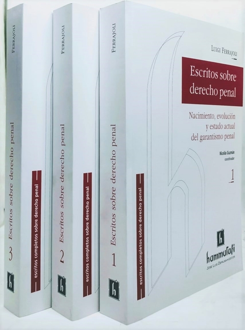 Escritos Sobre Derecho Penal 4 Tomos - Luigi Ferrajoli / en internet
