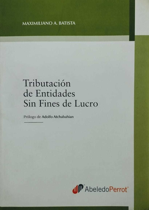 Tributación De Entidades Sin Fines De Lucro . Batista - comprar online