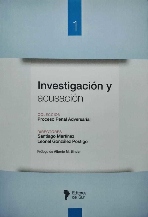 Investigación y acusación - Martinez, S - Gonzalez Postigo, L - comprar online