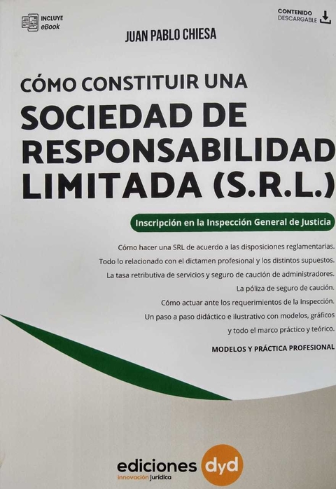 Como Construir Una Sociedad De Responsabilidad Limitada (S.R.L.) Chiesa Juan Pablo