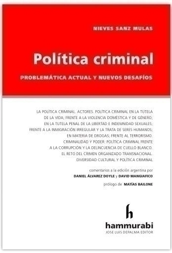 POLITICA CRIMINAL - SANZ MULAS -