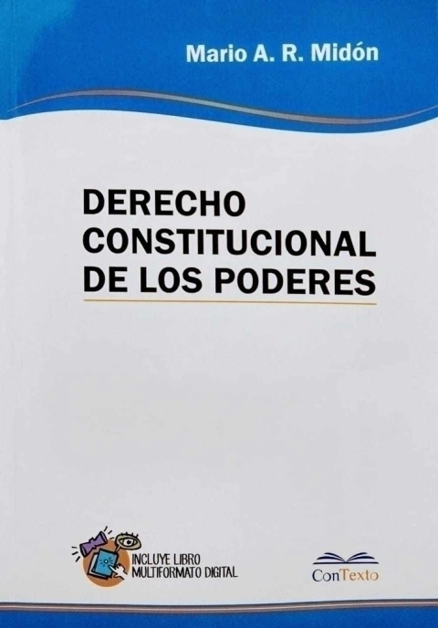 DERECHO CONSTITUCIONAL DE LOS PODERES AUTOR: MIDON MARIO A. R. - comprar online