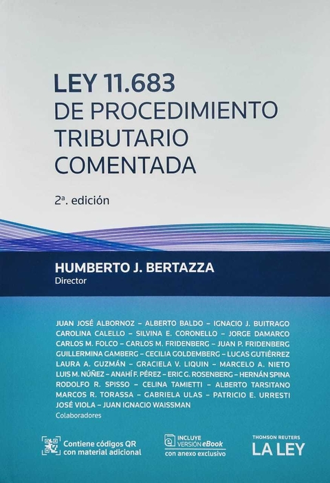 Ley 11.683 de procedimiento tributario comentada Humberto Bertazza