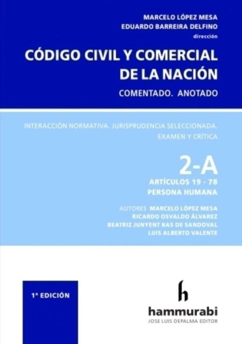 LOPEZ MESA - Código Civil y Comercial 2A