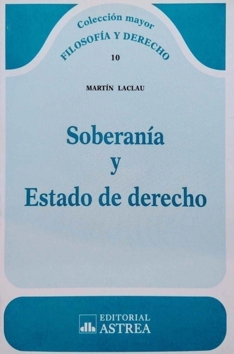 Soberanía Y Estado De Derecho - Laclau - comprar online