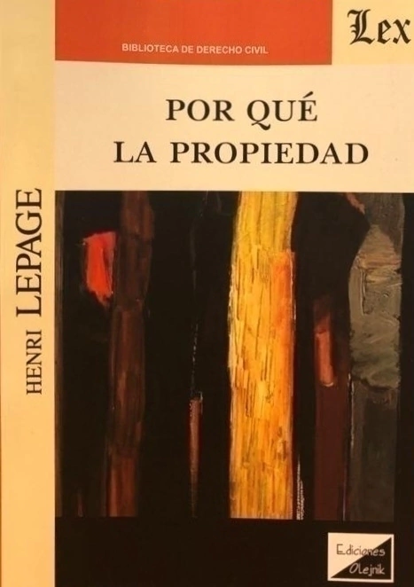 POR QUE LA PROPIEDAD - LEPAGE HENRI