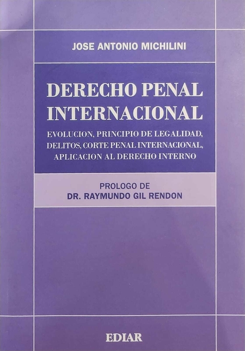 Derecho Penal Internacional - Michilini Jose Antonio