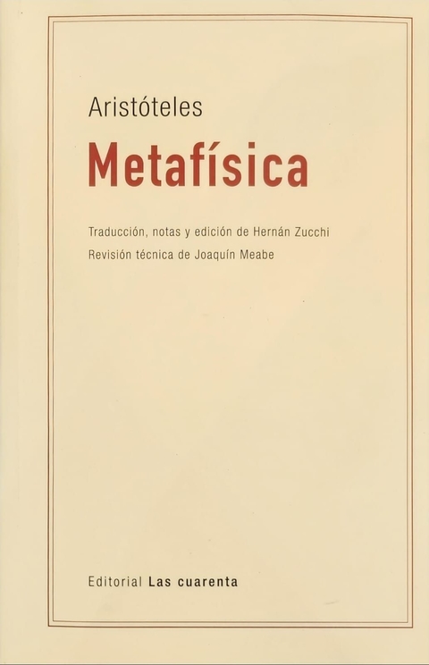 Metafísica de Aristóteles