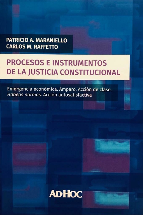 Procesos e Instrumentos de la Justicia Constitucional - Maraniello Patricio A.