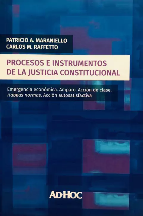 Procesos e Instrumentos de la Justicia Constitucional - Maraniello Patricio A.