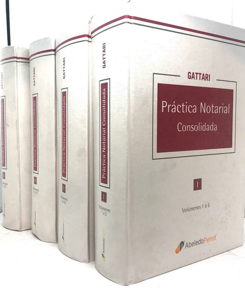 Practica Notarial 4 Tomos - Gattari