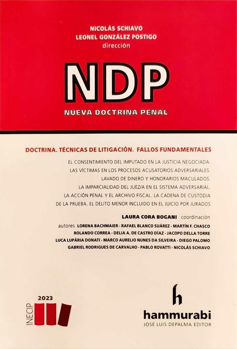 Nueva doctrina penal 2023 - SCHIAVO NICOLÁS