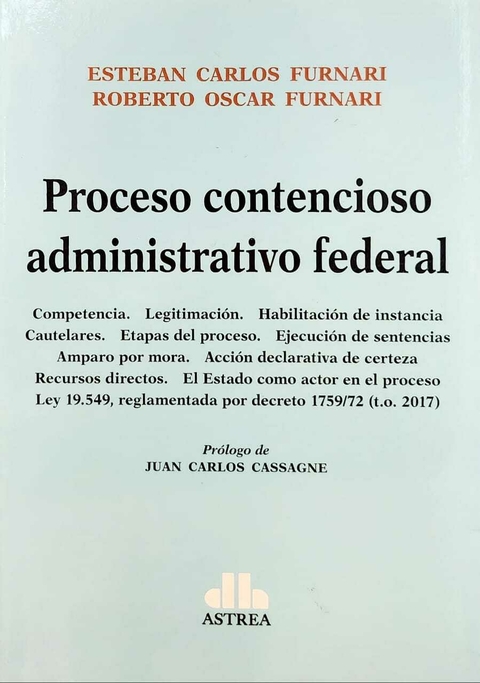 Proceso contencioso administrativo federal - Furnari, E