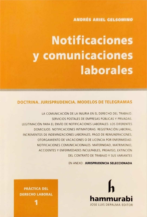 Notificaciones y comunicaciones laborales - Gelsomino