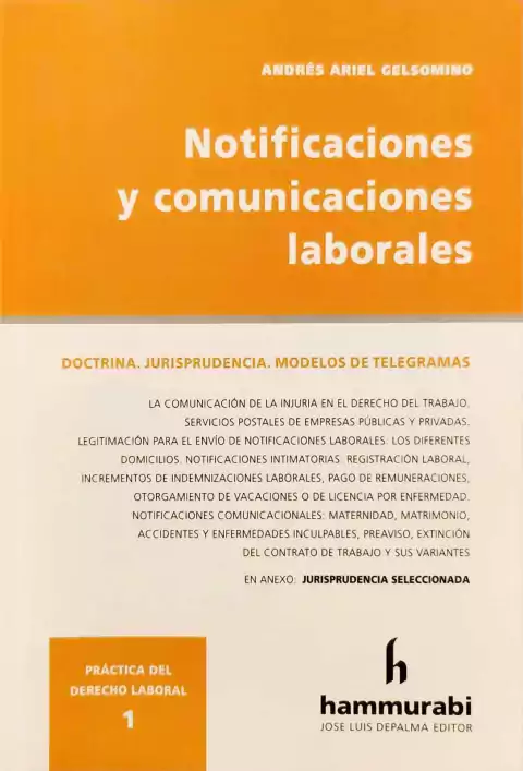 Notificaciones y comunicaciones laborales - Gelsomino