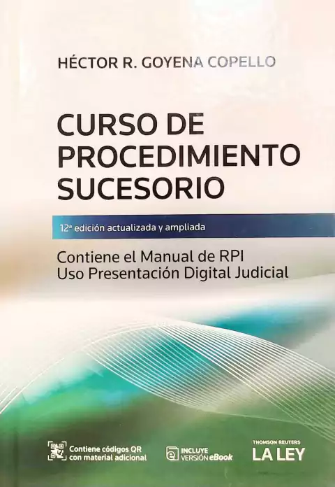 Curso De Procedimiento Sucesorio - Goyena Copello