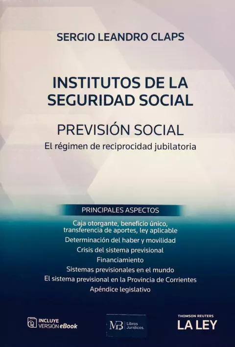 Institutos de la seguridad social - Claps, S
