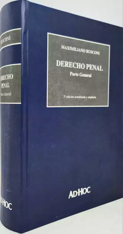 Derecho Penal Parte General Encuadernado - RUSCONI, Maximiliano