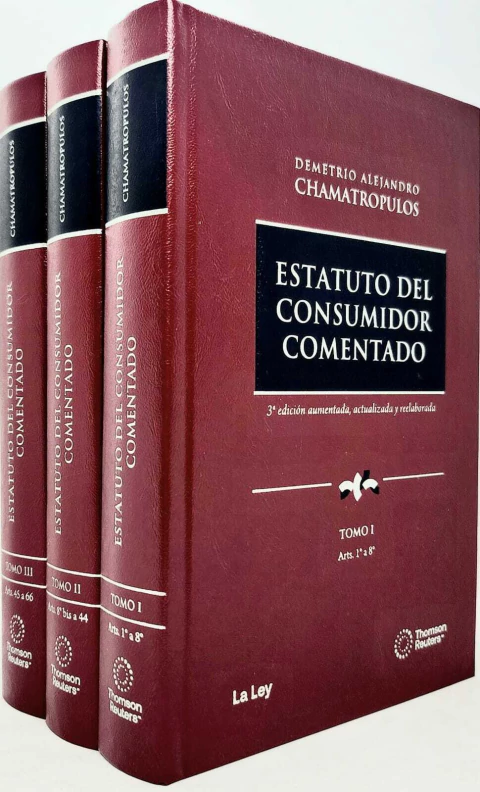 Estatu del Consumidor Comentado 3 Tomos - Chamatropulos - comprar online