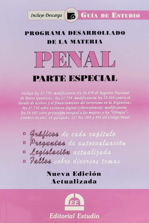 Guía De Estudio de Penal Parte Especial