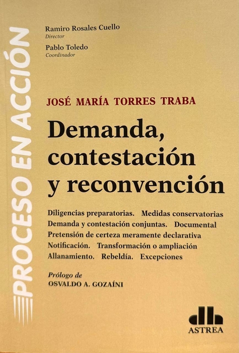 Demanda, contestación y reconvención TORRES TRABA, José M. (Autor) - comprar online