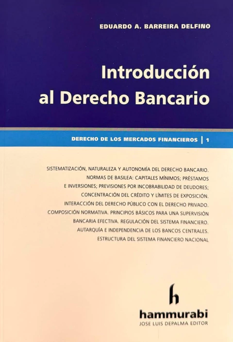 Introducción al Derecho Bancario Barreira Delfino - - comprar online