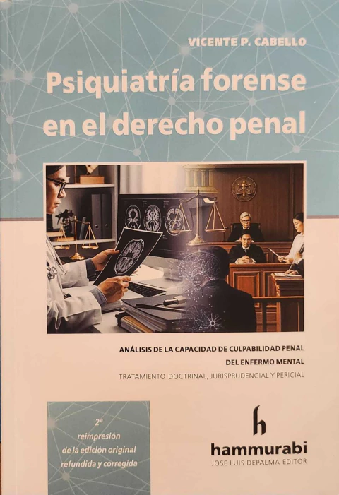 Psiquiatría forense en el derecho penal Cabello - - comprar online