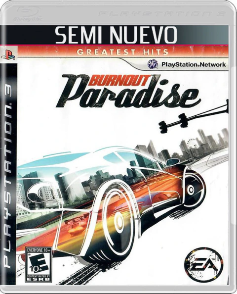 BURNOUT PARADISE - PS3 SEMI NUEVO