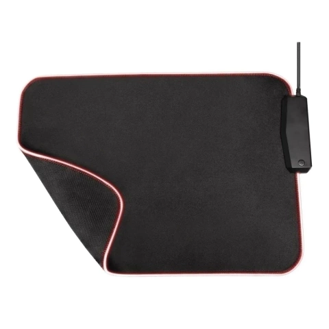 MOUSE PAD (35 x 25) GLIDE-FLEX RGB + HUB USB - TRUST
