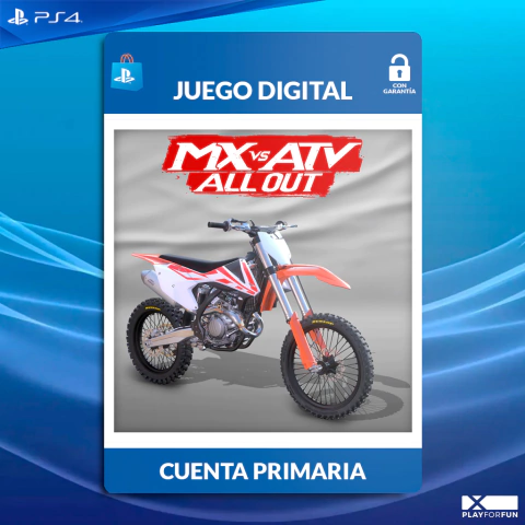 MX VS. ATV ALL OUT - PS4 DIGITAL