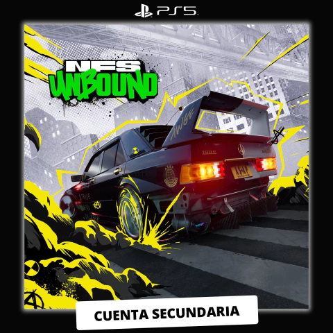 CUENTA SECUNDARIA NEED FOR SPEED UNBOUND - PS5 DIGITAL