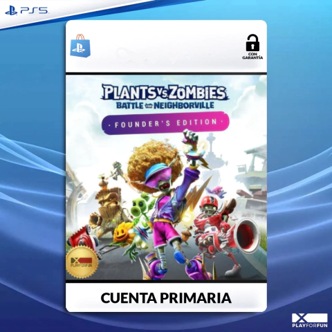 PLANTS VS ZOMBIES: BATTLE FOR NEIGHBORVILLE FOUNDER'S EDITION - PS5 DIGITAL (C/Gráficos de PS4) - comprar online