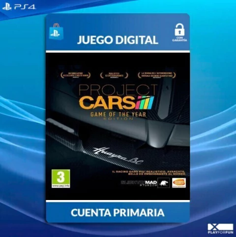 PROJECT CARS GOTY PS4 DIGITAL - comprar online