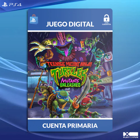 TEENAGE MUTANT NINJA TURTLES: MUTANTS UNLEASHED - PS4 DIGITAL - comprar online