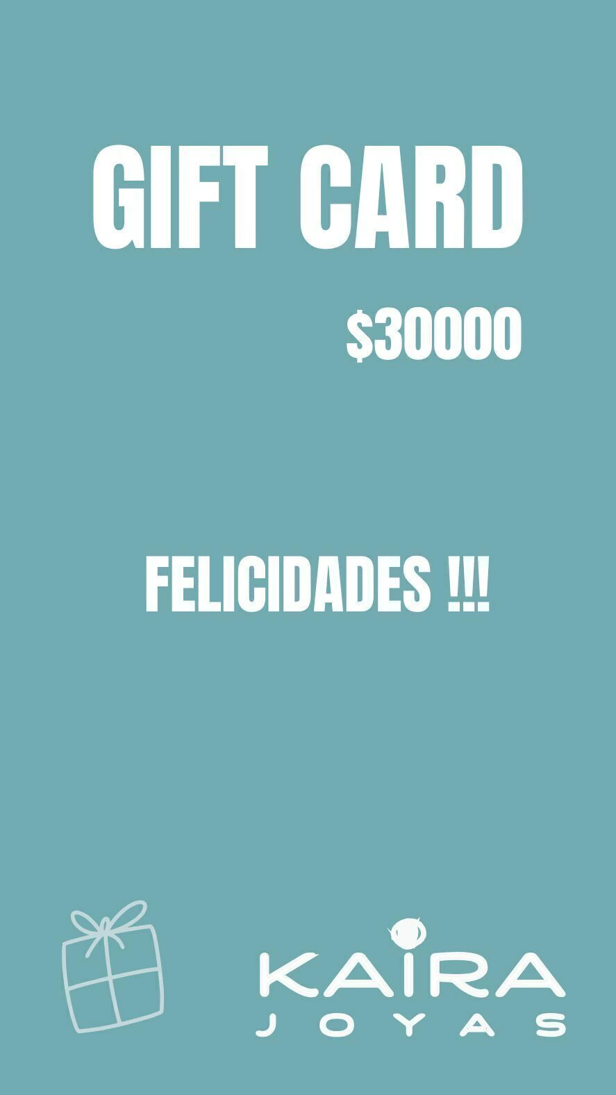 GIFT CARD $30000