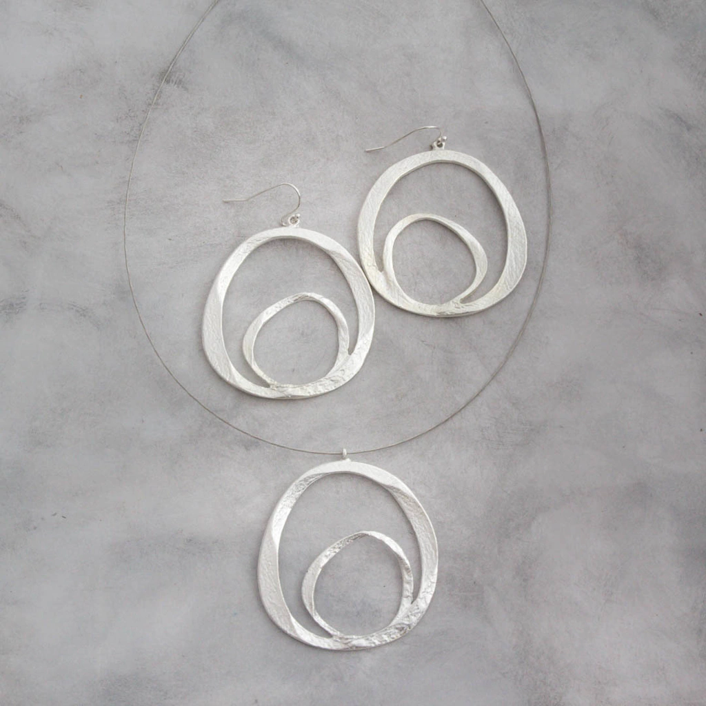 Conjunto Argolla Doble Moebius (205)
