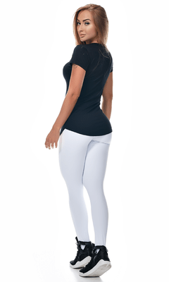 Calça Legging Emanna Push Up Branca Lets Gym L571B na internet