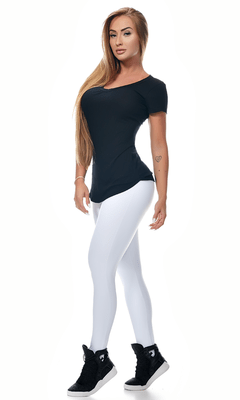 Calça Legging Emanna Push Up Branca Lets Gym L571B - comprar online