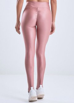 CALCA LEGGING FEMININA GLOSSY DARK PINK FCL13673