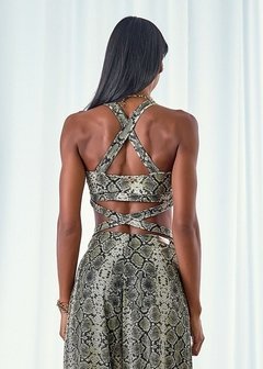 TOP FEMININO PYTHON SNAKE MTP14498 LABELLAMAFIA-EASY JUMP FITS TORE